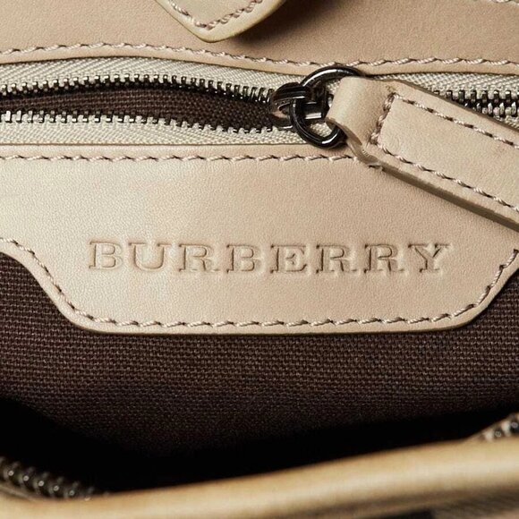 Burberry Smoked Check Coated Canvas Small Northfield Bag - Picture 10 of 11